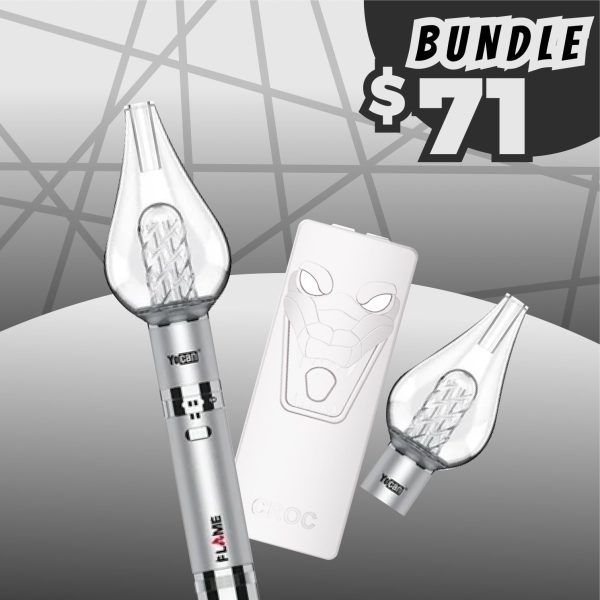 Yocan Flame BUNDLE - Silver Online Hot Sale