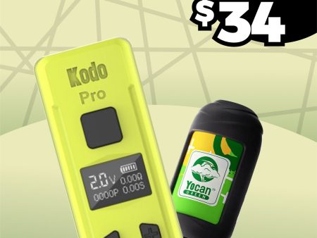 Yocan Kodo Pro BUNDLE - Yellow Online