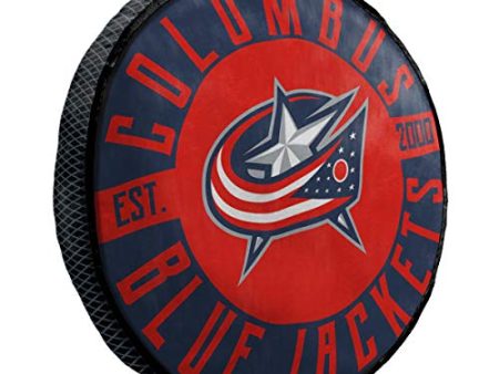 Northwest 1NHL148000031RET Company Columbus Blue Jackets 15  Travel Cloud Pillow, One Size, Multicolor on Sale