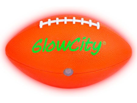 GlowCity Glow in The Dark Football - Light Up, Official Size Footballs - LED Lights and Pre-Installed Batteries Included﻿ Online Hot Sale