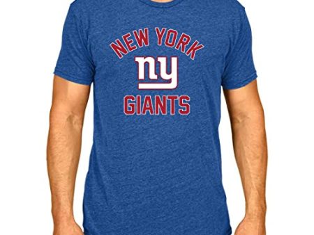 Team Fan Apparel NFL Adult Gameday T-Shirt - Cotton Blend - Tagless - Semi-Fitted - Unleash Your Team Spirit During Game Day (New York Giants - Blue, Adult Medium) Discount