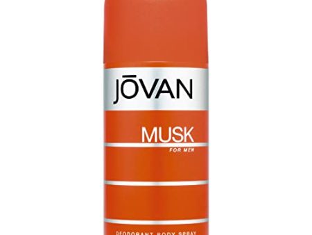 Jovan Musk Body Spray For Men, 150ml Hot on Sale