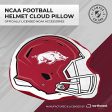 Northwest NCAA Helmet Super Soft Football Pillow - 16  - Decorative Pillows for Sofa or Bedroom - Perfect for Game Day (Arkansas Razorbacks - Red) Sale