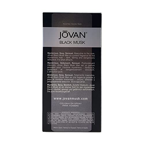 Jovan Black Musk Eau de Cologne for Men, 88ml Cheap