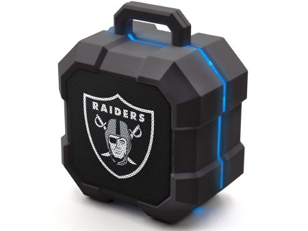 SOAR NFL Shockbox LED Wireless Bluetooth Speaker, Las Vegas Raiders Online now