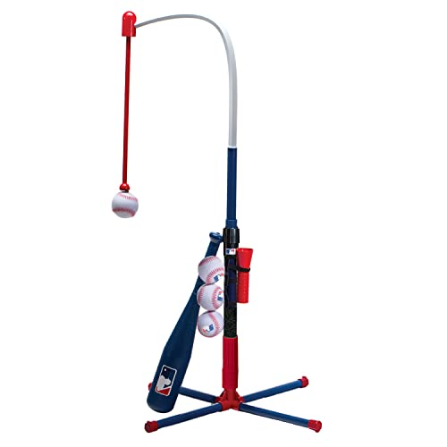 Franklin Sports Kids Batting Tee - MLB 2-in-1 Grow-with-Me - Adjustable Youth Hitting Tee - Perfect for Teeball and Baseball, Multi For Sale