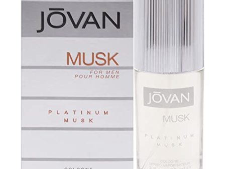 Jovan Jovan Platinum Musk Men EDC Spray 3 oz Online Hot Sale