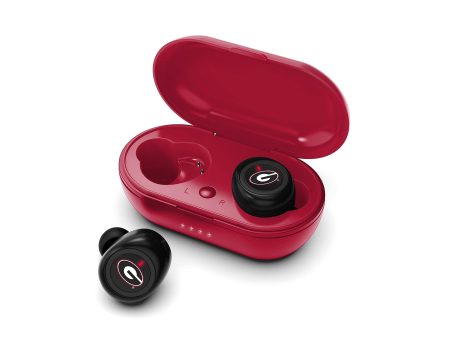 NCAA Georgia Bulldogs True Wireless Earbuds, Team Color Online Hot Sale