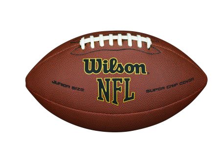 Wilson NFL Super Grip Composite Football - Junior Size, Brown For Sale