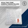 Campus Colors Two Tone Sherpa Throw Pillow, 14  x 14  Officially Licensed Plush Pillow for Home, College Dorm Room, or Gameday, Frosty Fleece Throw Pillow (Syracuse Orange - Multicolor) Online Sale