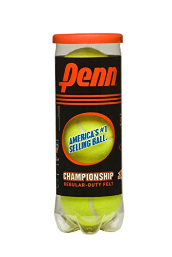 Penn Championship- Regular Duty Felt Pressurized Tennis Balls - 1 Can, 3 Balls Hot on Sale