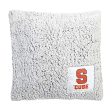 Campus Colors Two Tone Sherpa Throw Pillow, 14  x 14  Officially Licensed Plush Pillow for Home, College Dorm Room, or Gameday, Frosty Fleece Throw Pillow (Syracuse Orange - Multicolor) Online Sale